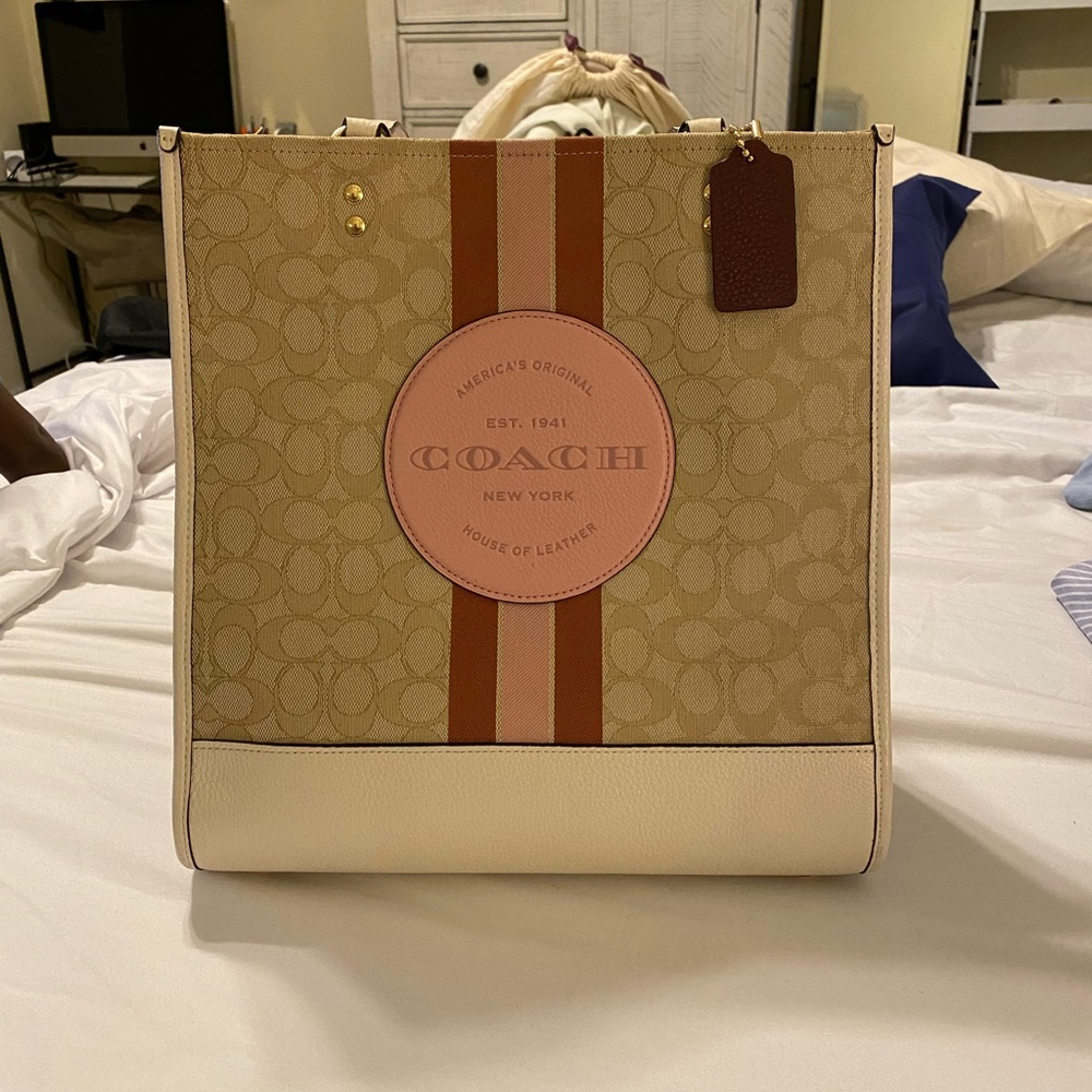Coach signature khaki tote - Picture 2 of 15